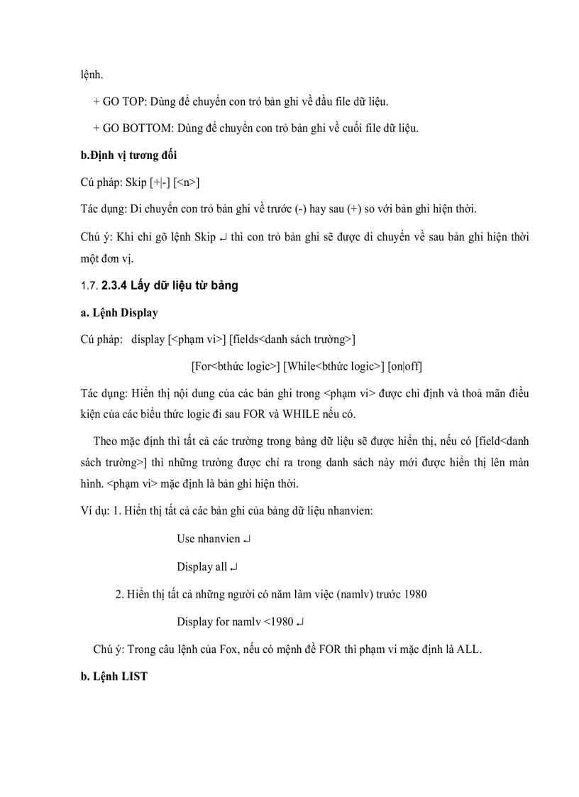 image for page Giao trinh Visual Foxpro