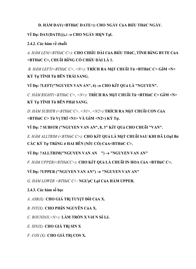 image for page Giao trinh Visual Foxpro