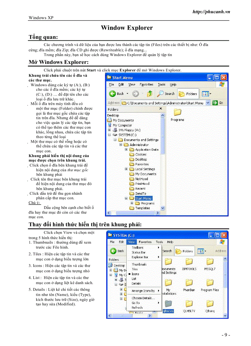 image for page Giáo trình Windows XP
