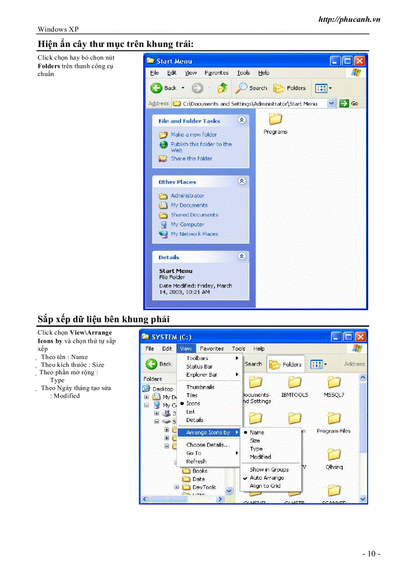 image for page Giáo trình Windows XP