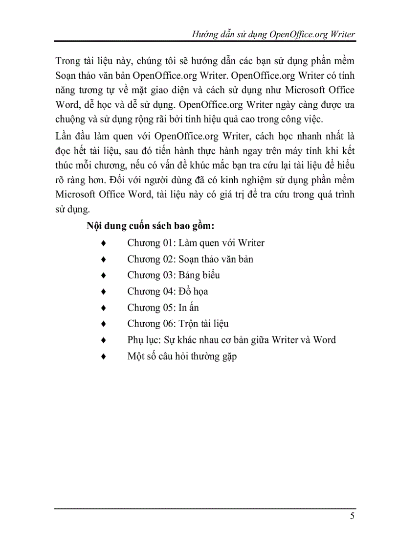 image for page Giáo trình Writer org