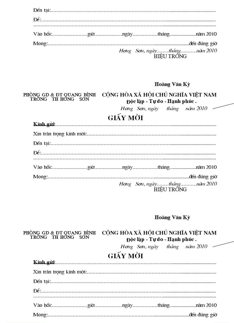 image for page Giấy mời Mẫu mới