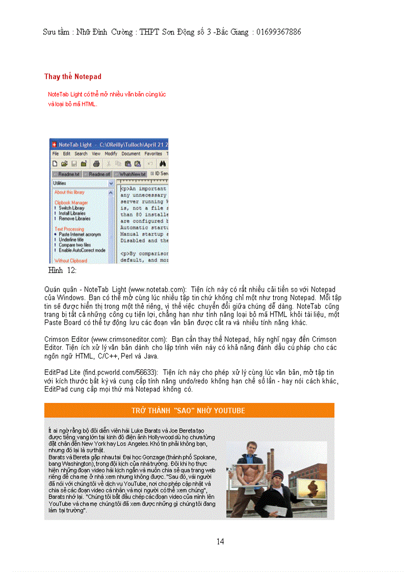 image for page Giớ thiệu 1 số phần mềm tin học