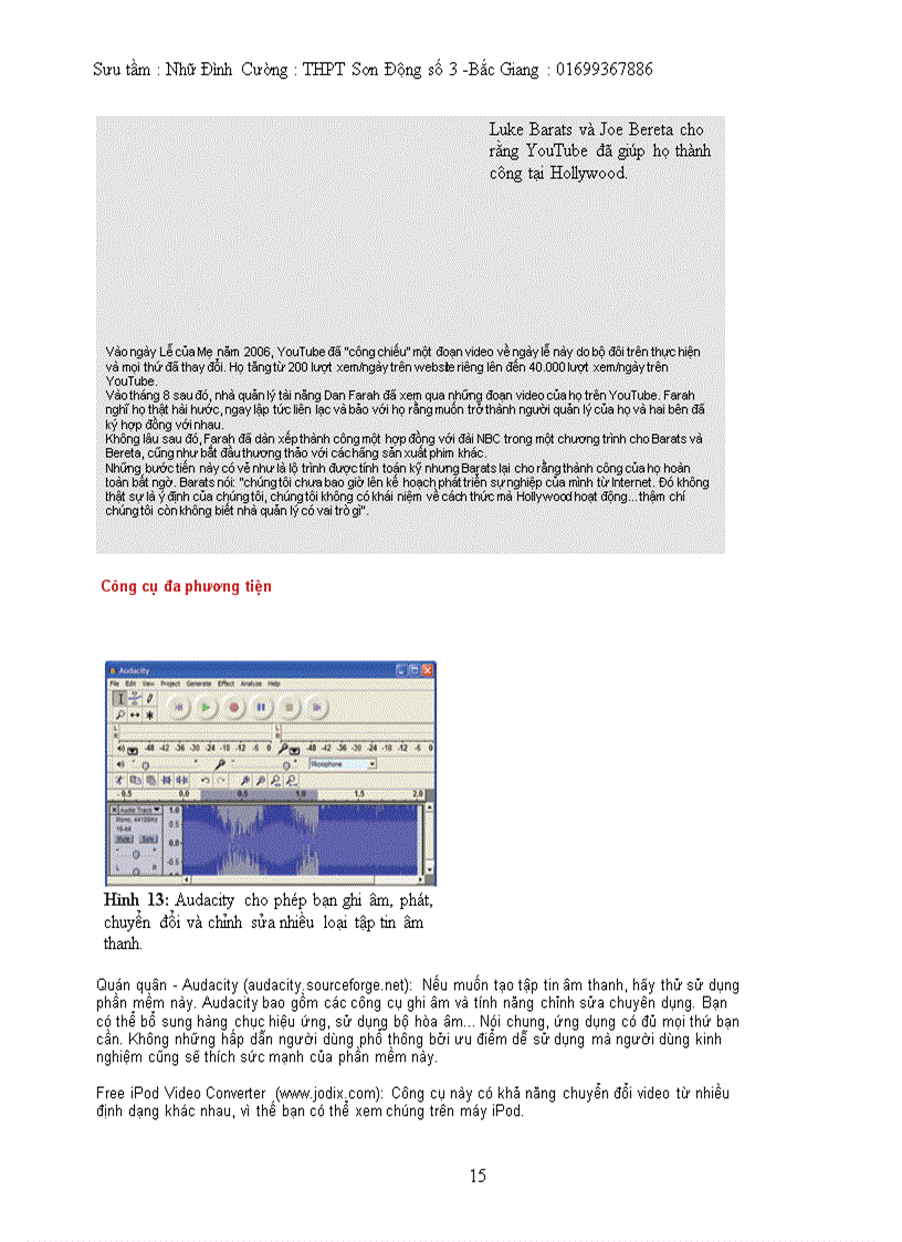 image for page Giớ thiệu 1 số phần mềm tin học
