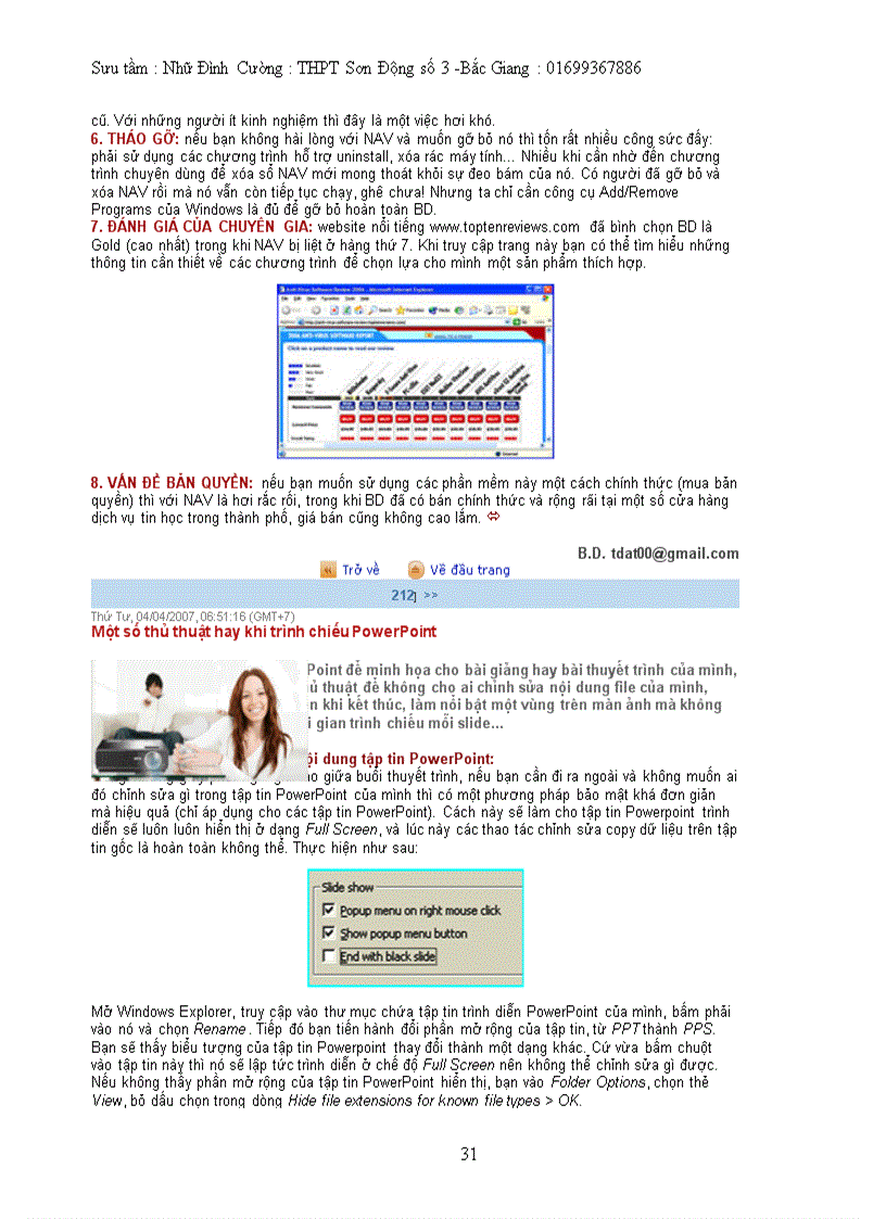 image for page Giớ thiệu 1 số phần mềm tin học