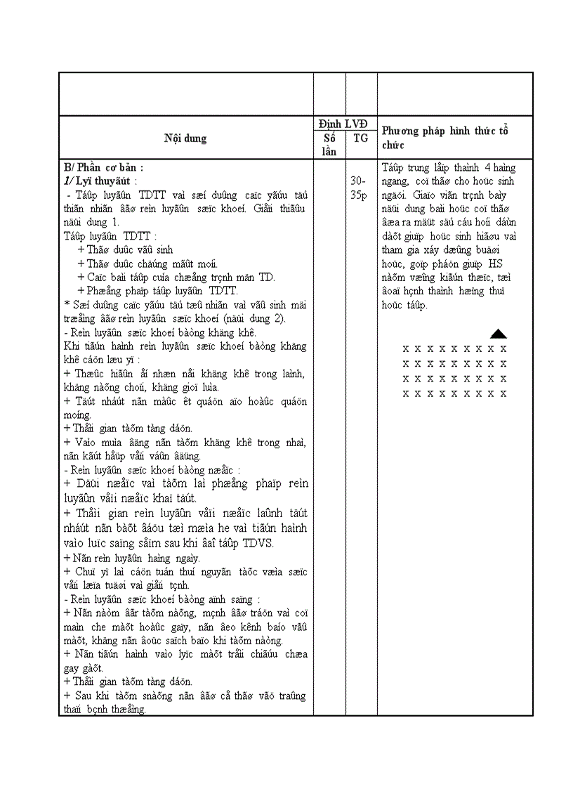 image for page Gioa án tẻe dục lớp 10