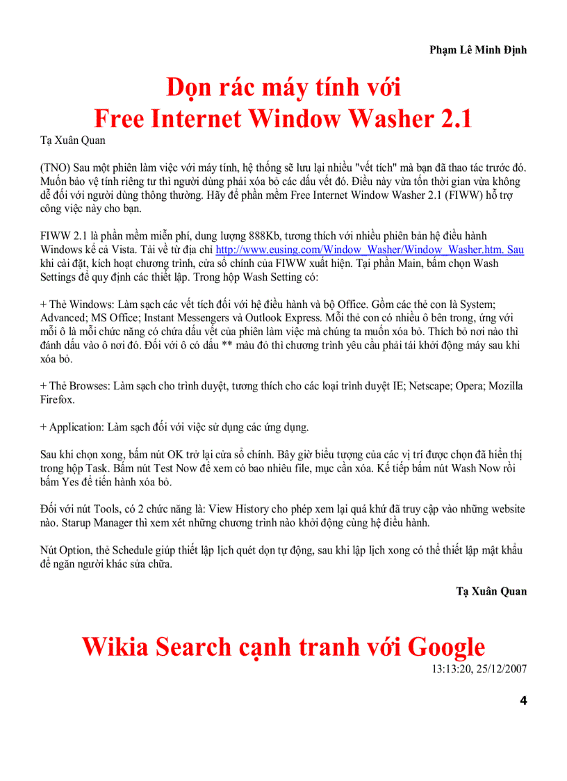 image for page Giới thiệu các chương trình mới cần biết