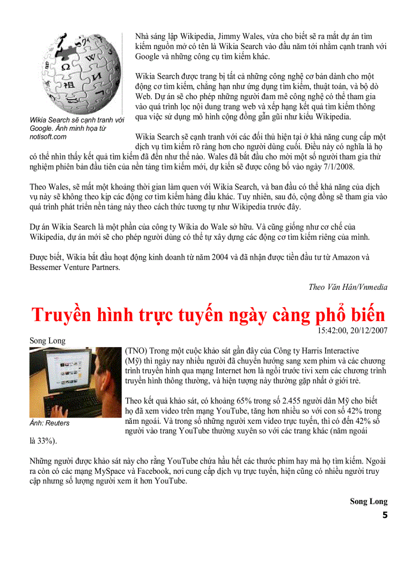 image for page Giới thiệu các chương trình mới cần biết