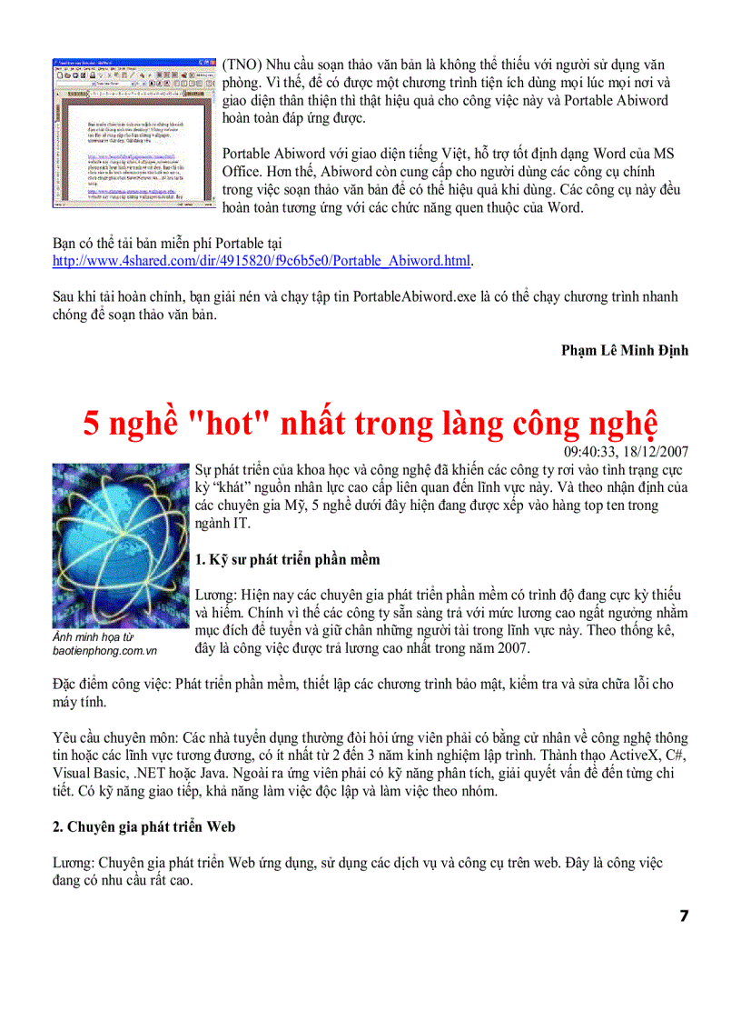 image for page Giới thiệu các chương trình mới cần biết