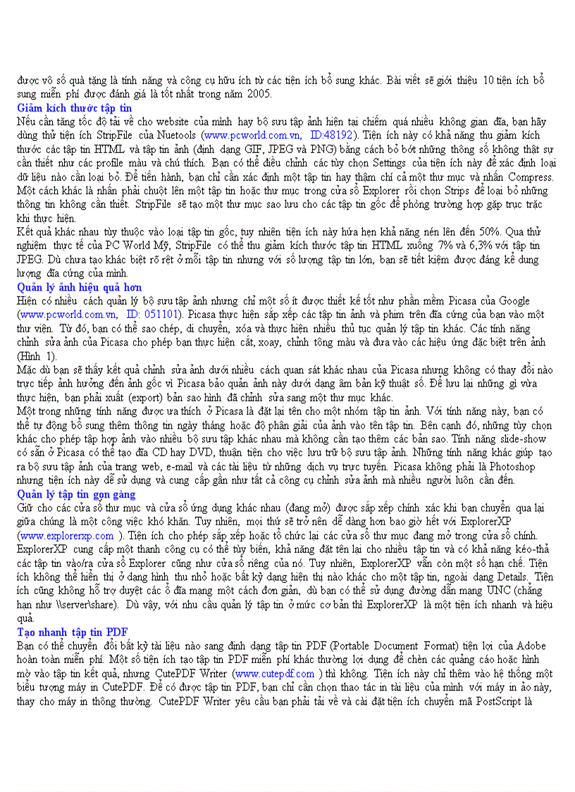 image for page Giới thiệu phần mềm hay