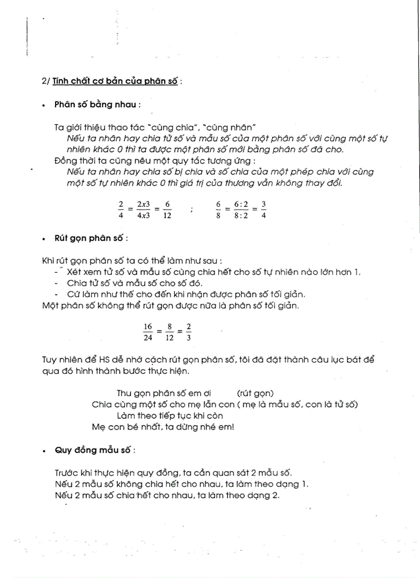 image for page Giúp HS học tốt phân số
