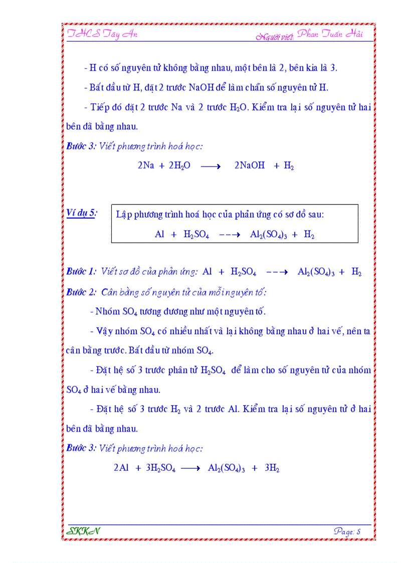 image for page Giúp hs lớp 8 lập đúng pthh