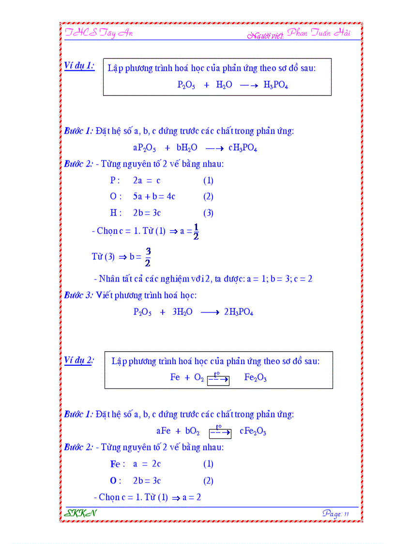 image for page Giúp hs lớp 8 lập đúng pthh