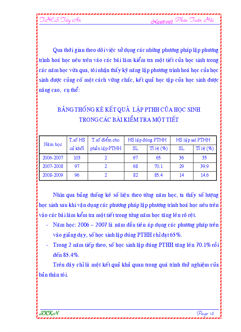 image for page Giúp hs lớp 8 lập đúng pthh