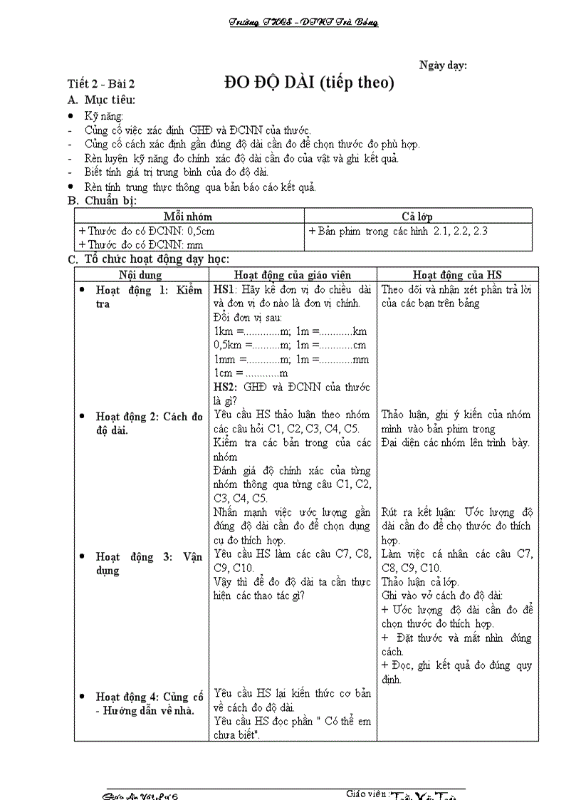 image for page Giáo án lý 6 1