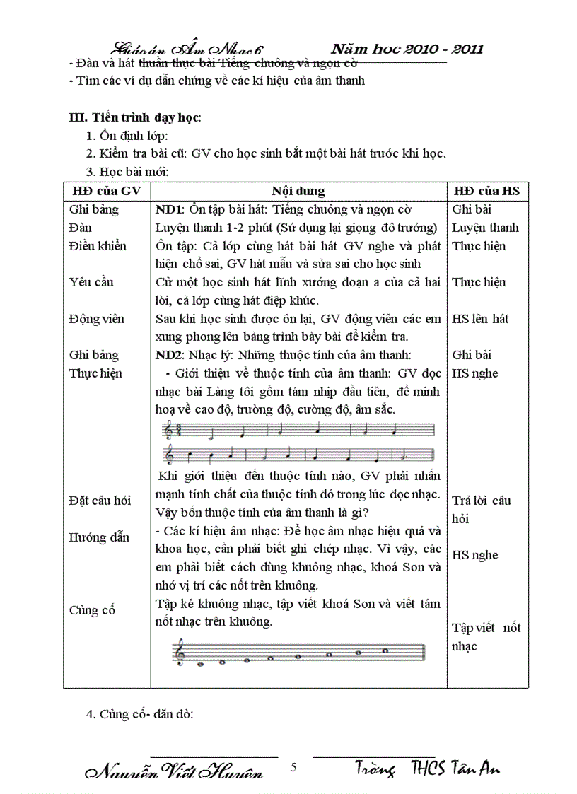 image for page Giáo án âm nhạc 6 1