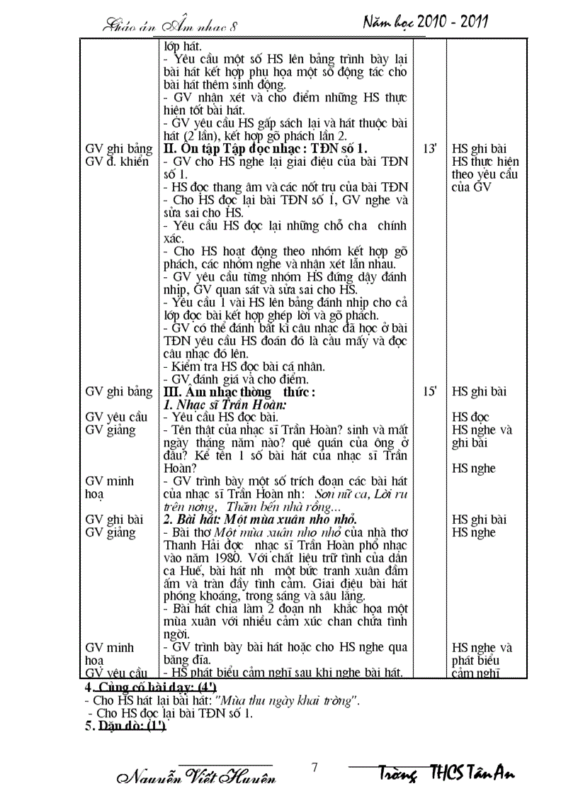 image for page Giáo án âm nhạc 8 1