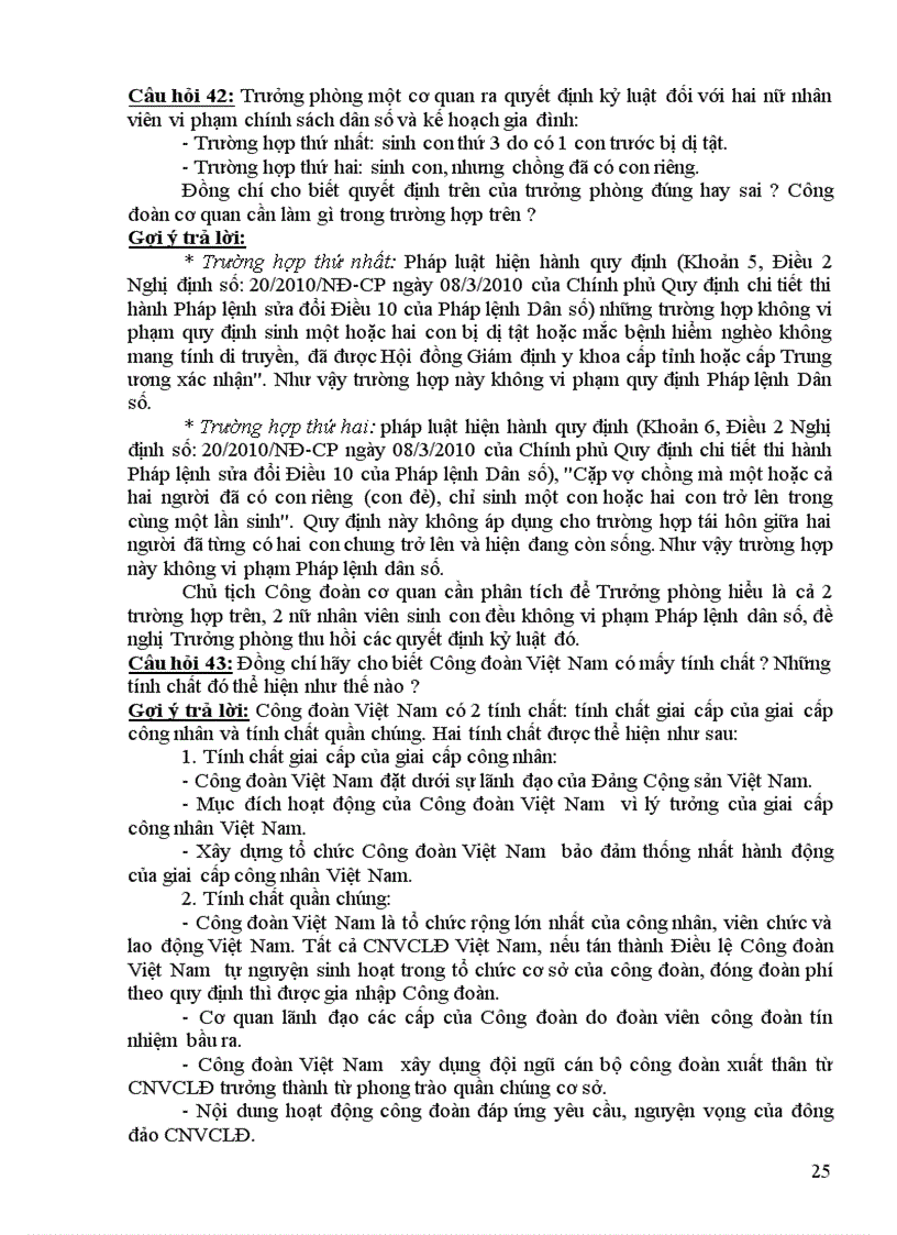 image for page Goi y tra loi tinh huong Thi CĐ 2012