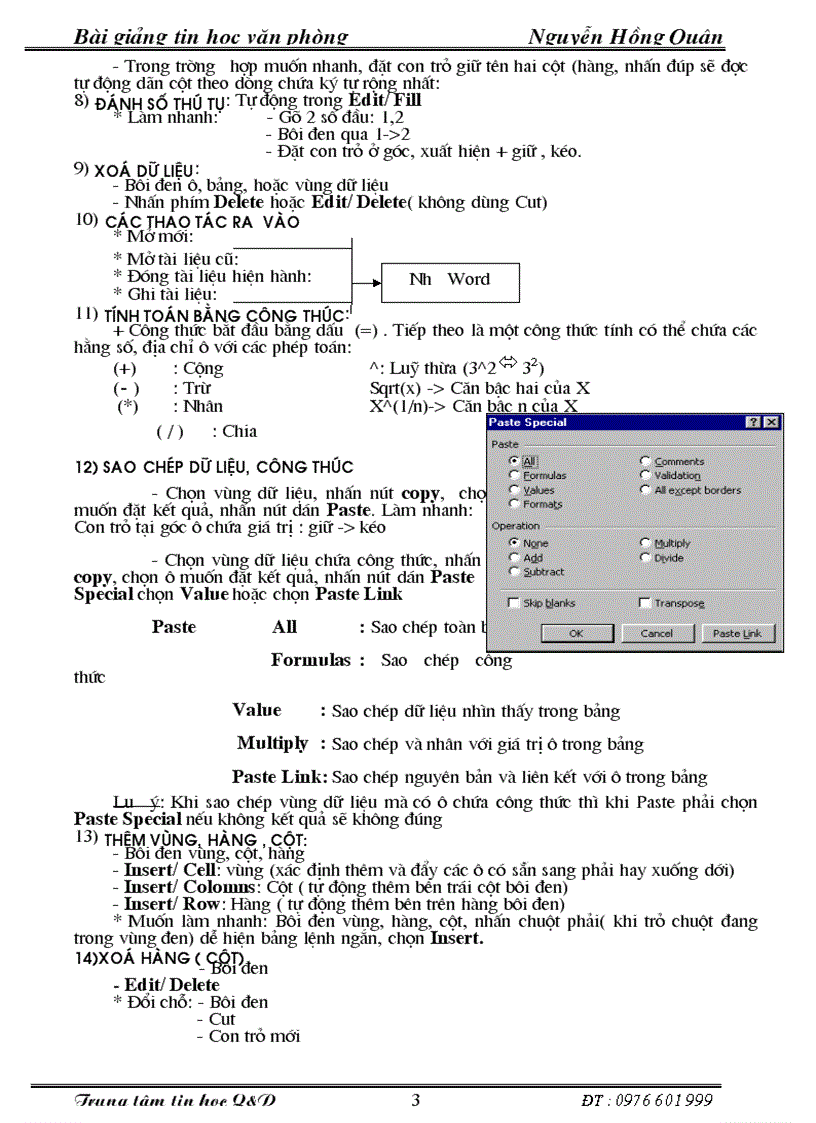 image for page G trình Excel đầy đủ