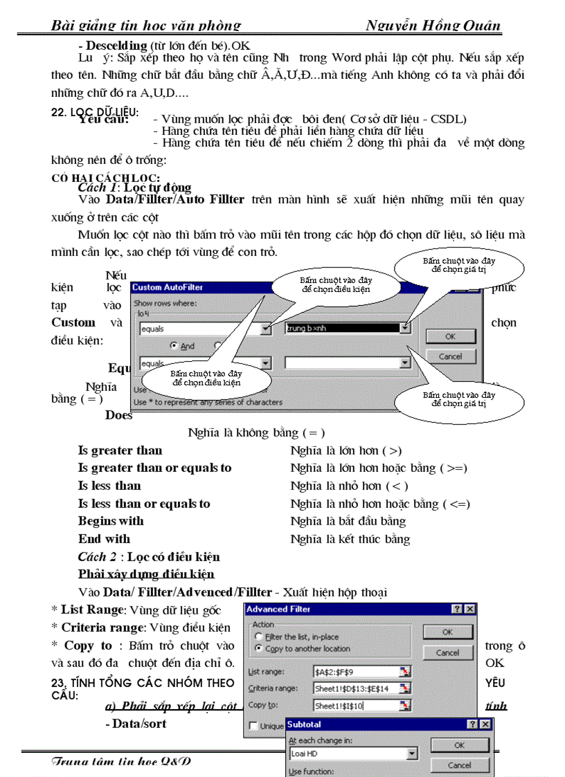 image for page G trình Excel đầy đủ