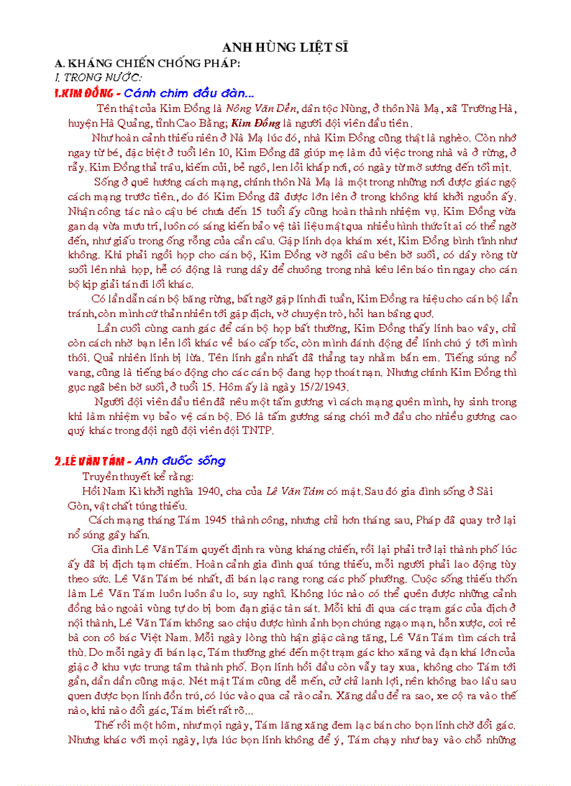 image for page Gương các anh hùng siệt sĩ