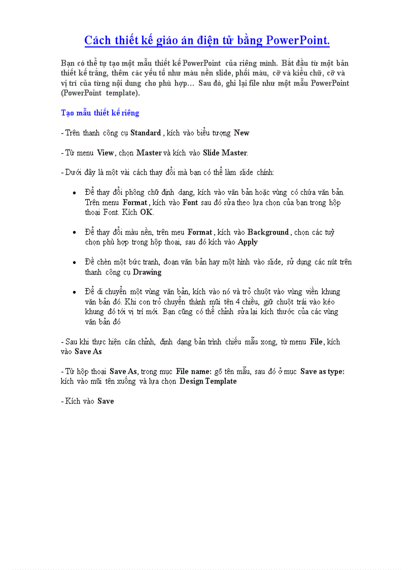 image for page Hai cách thiết kế giáo án điện tử bằng PowerPoint