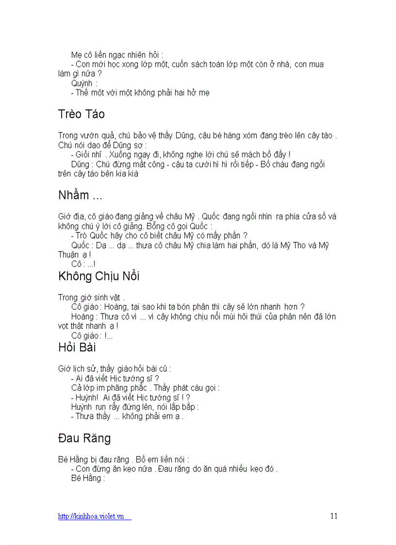 image for page Hài hước