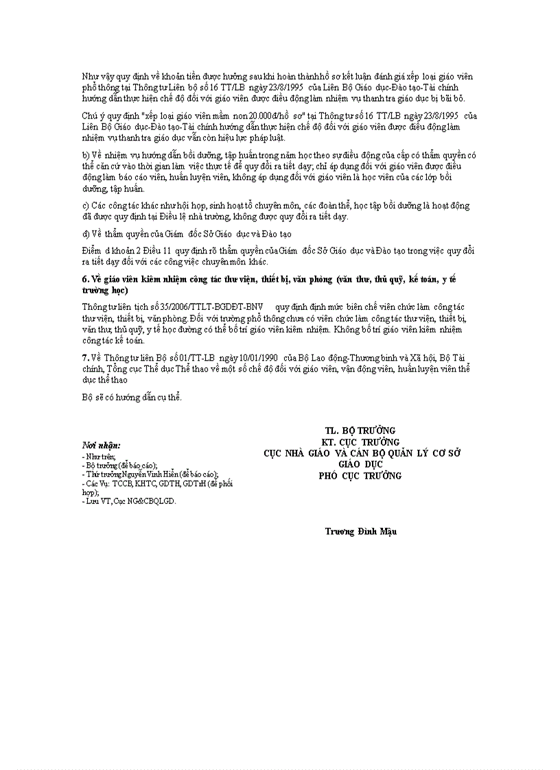 image for page HD chế độ kiêm nhiệm trong Thông tư 28