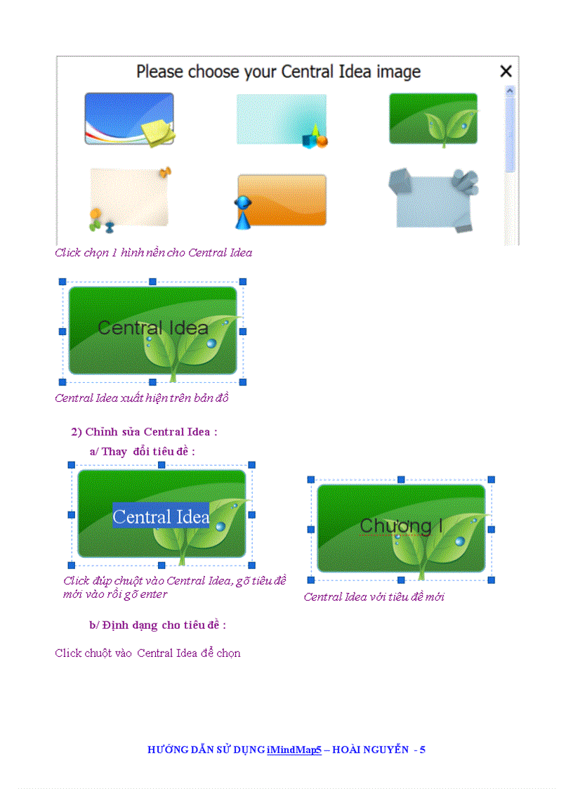 HD sử dụng phần mềm iMindMap 5 Basic