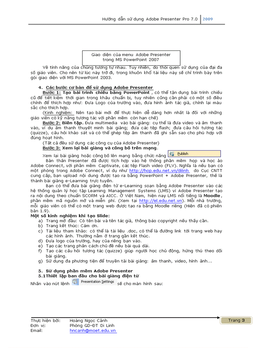 image for page HD sử dụng Presenter 7 0