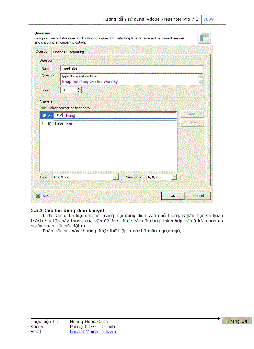image for page HD sử dụng Presenter 7 0