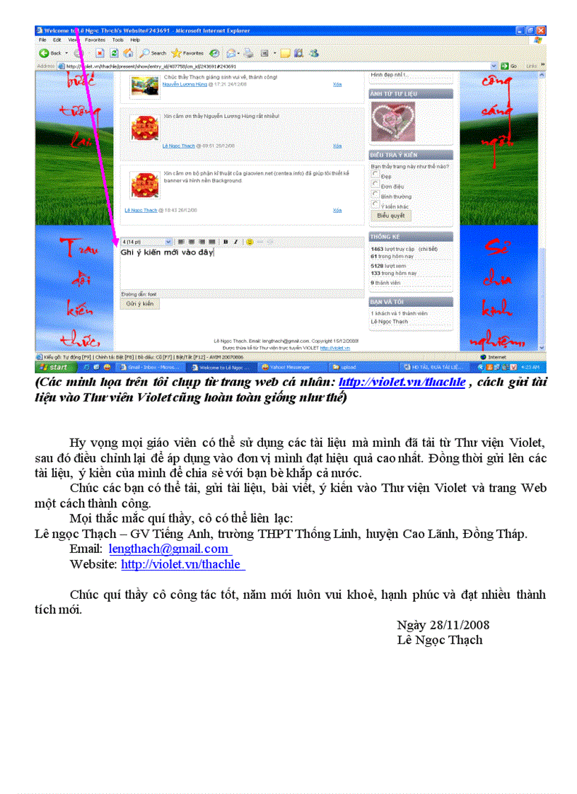 image for page Hd tải gửi tài liệu vào violet