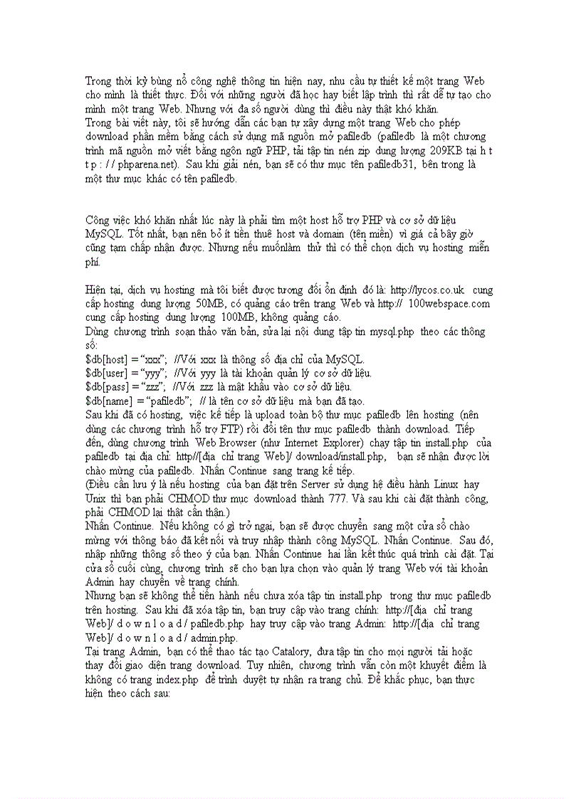 image for page HD tạo web cho phép download