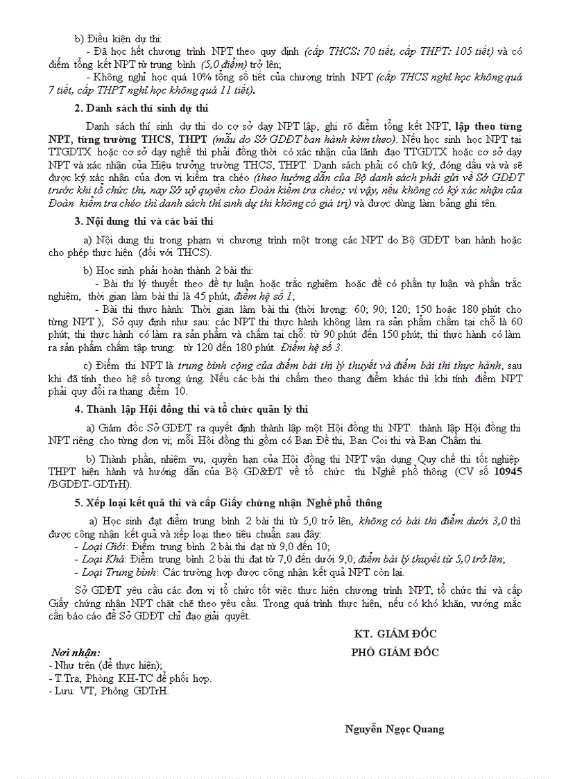 image for page HD TC dạy học thi Nghề phổ thông