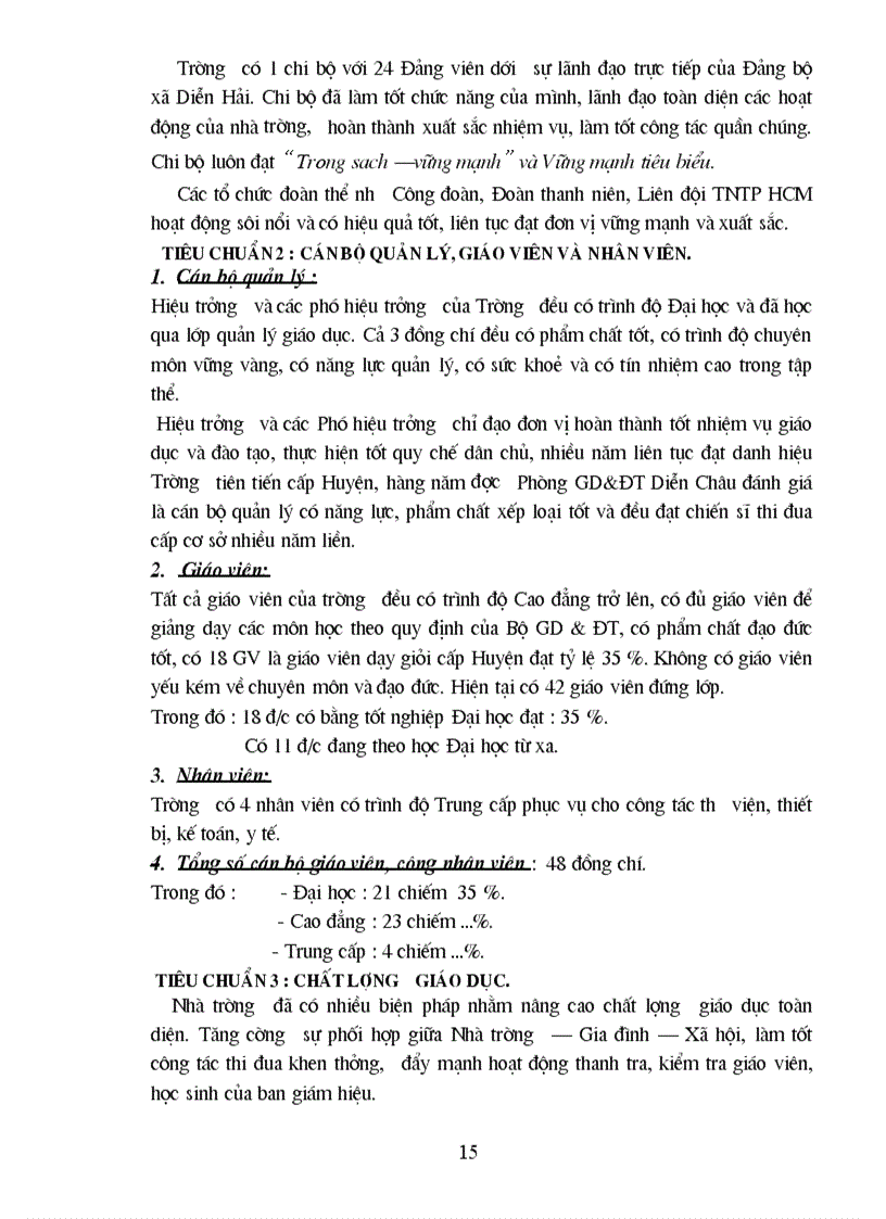 image for page Hồ sơ chuẩn quốc gia