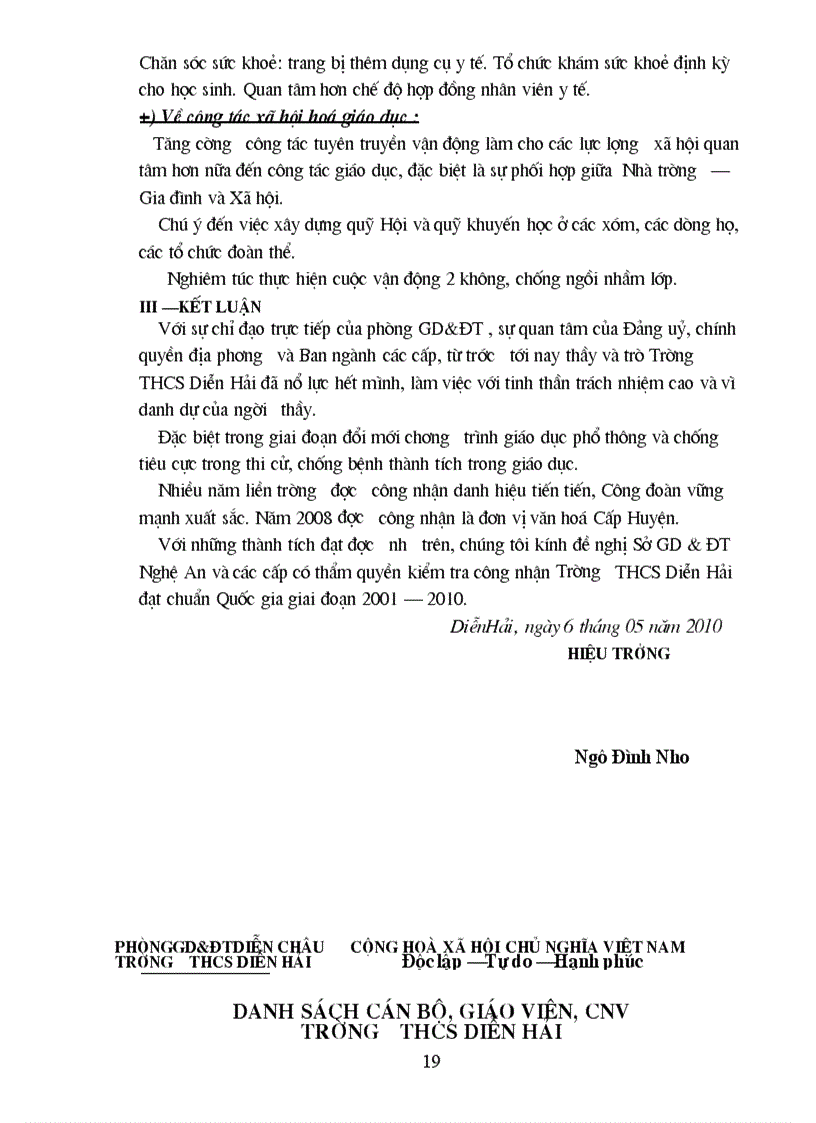 image for page Hồ sơ chuẩn quốc gia