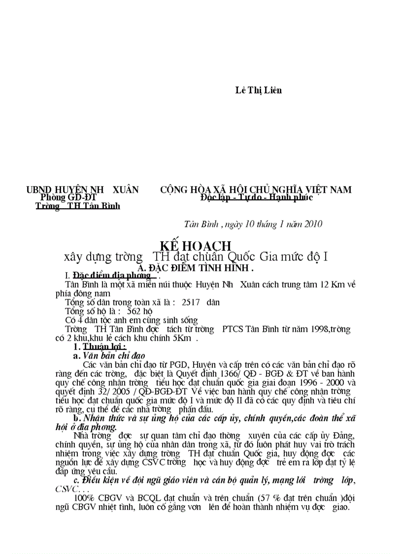 image for page Hồ sơ công nhận trường TH chuẩn MD I