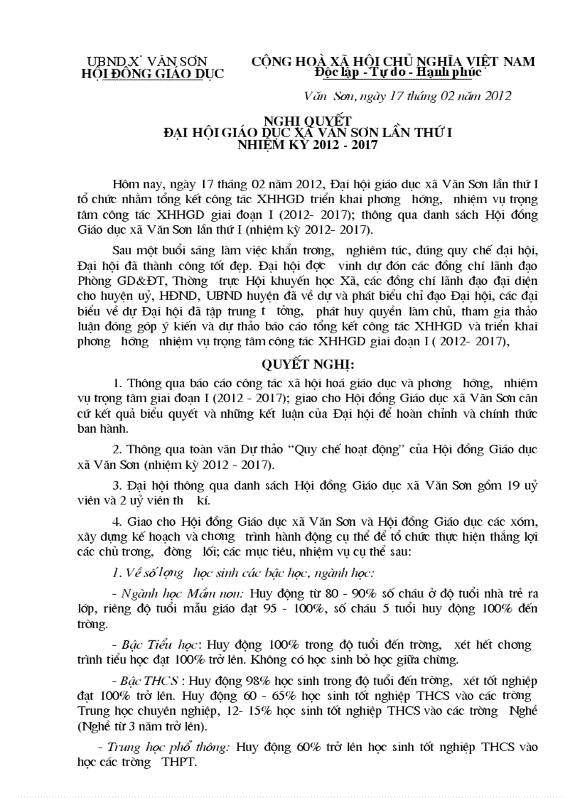 image for page Ho so dai hoi giao duc xa