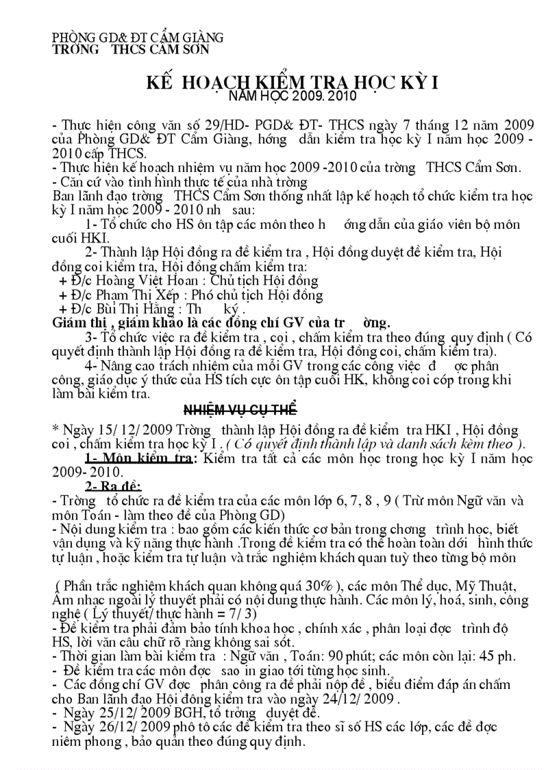 image for page Hồ sơ kthk 1 2 năm học 2009 2010