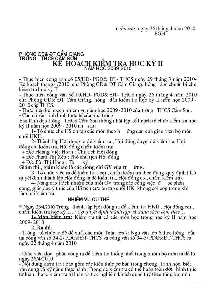 image for page Hồ sơ kthk 1 2 năm học 2009 2010