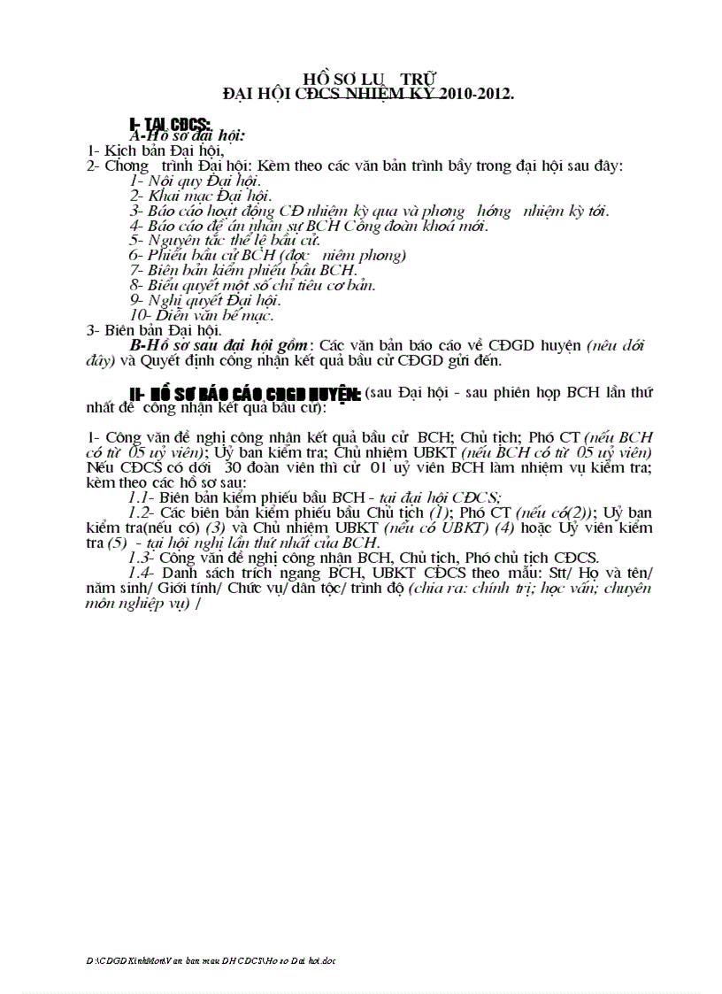 image for page Ho so luu tru sau Dai hoi doc