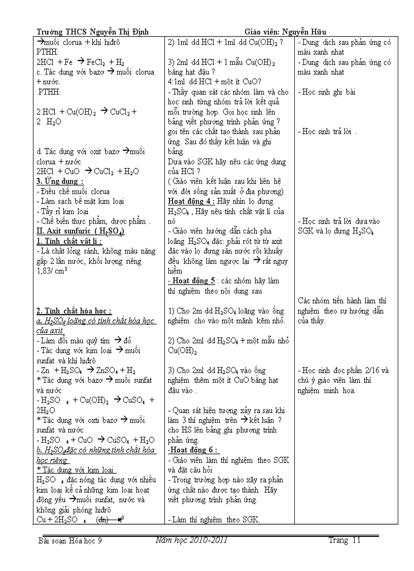 image for page Hóa học giáo án