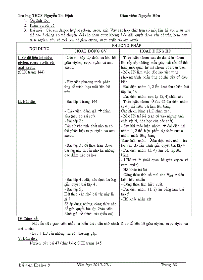 image for page Hóa học giáo án