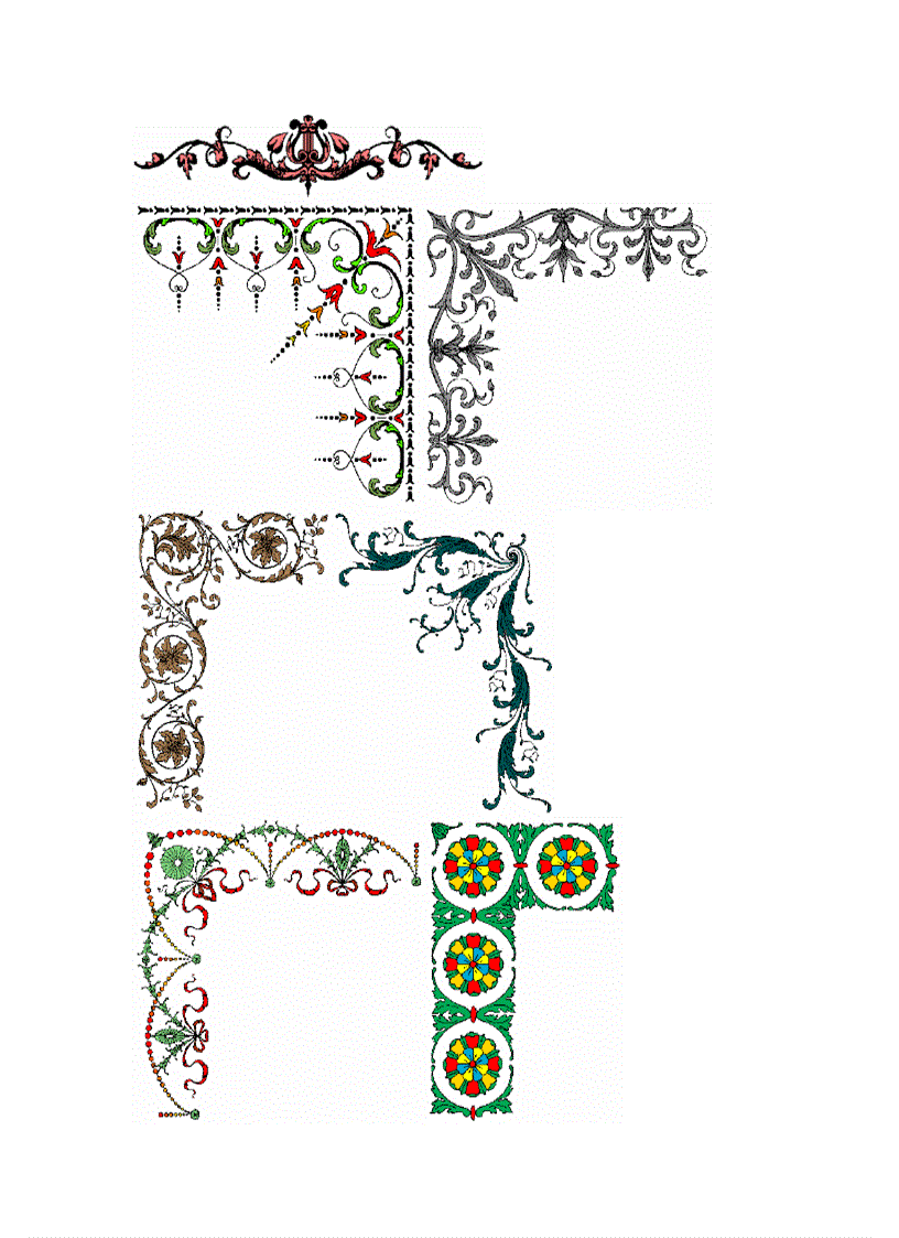 image for page Họa tiết trang trí khung bia