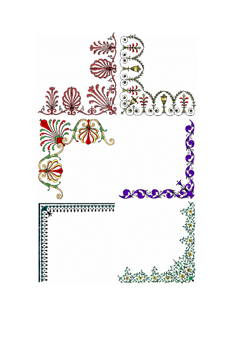 image for page Họa tiết trang trí khung bia