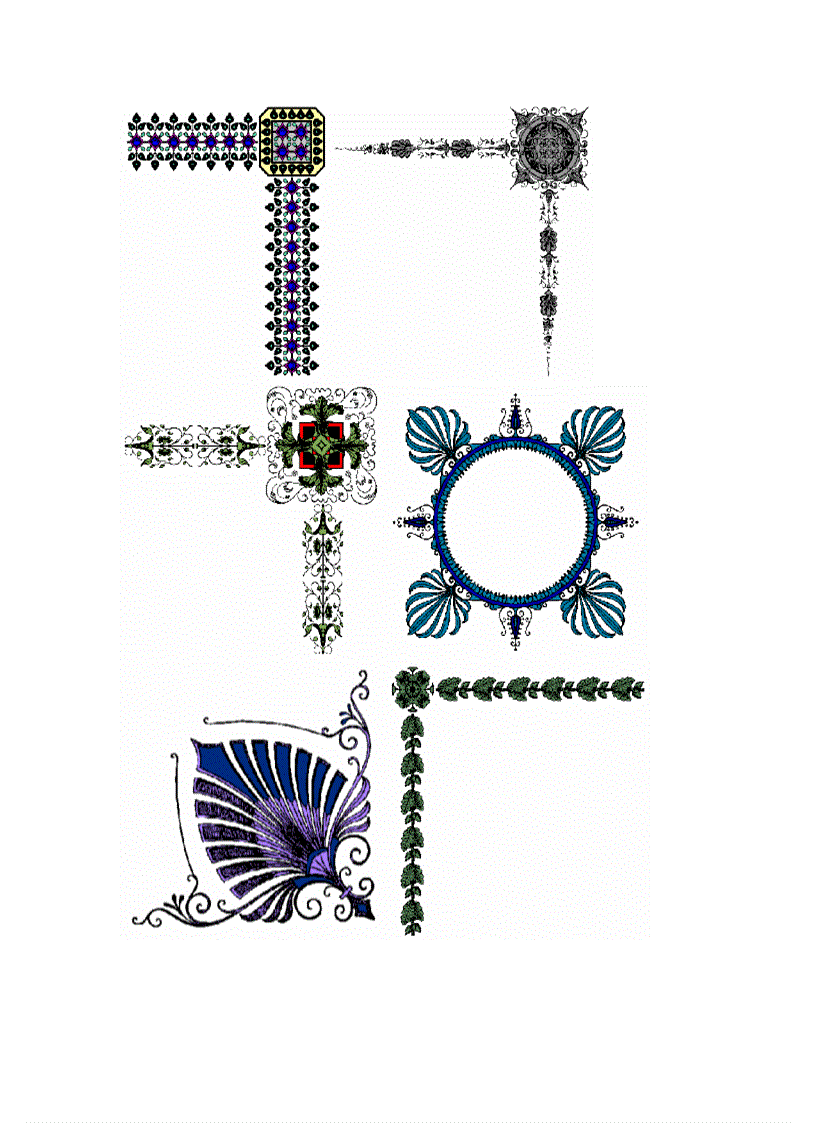 image for page Họa tiết trang trí khung bia