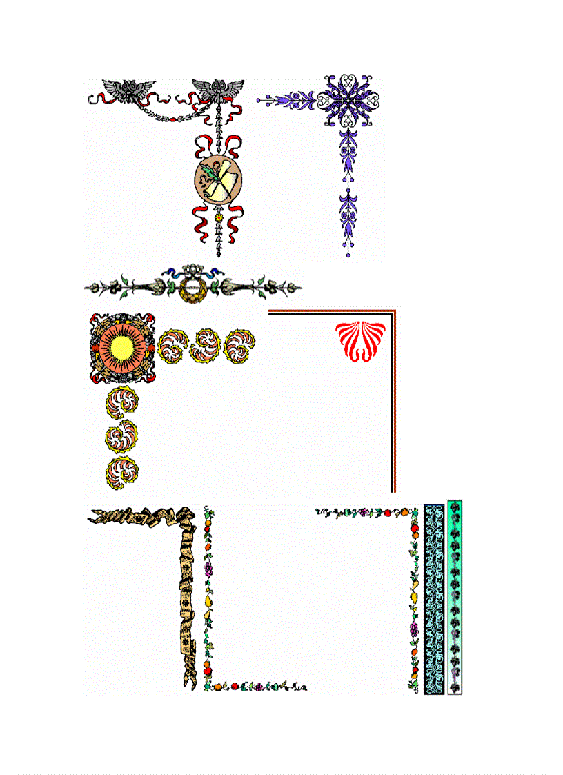 image for page Họa tiết trang trí khung bia