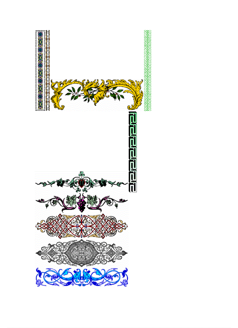 image for page Họa tiết trang trí khung bia