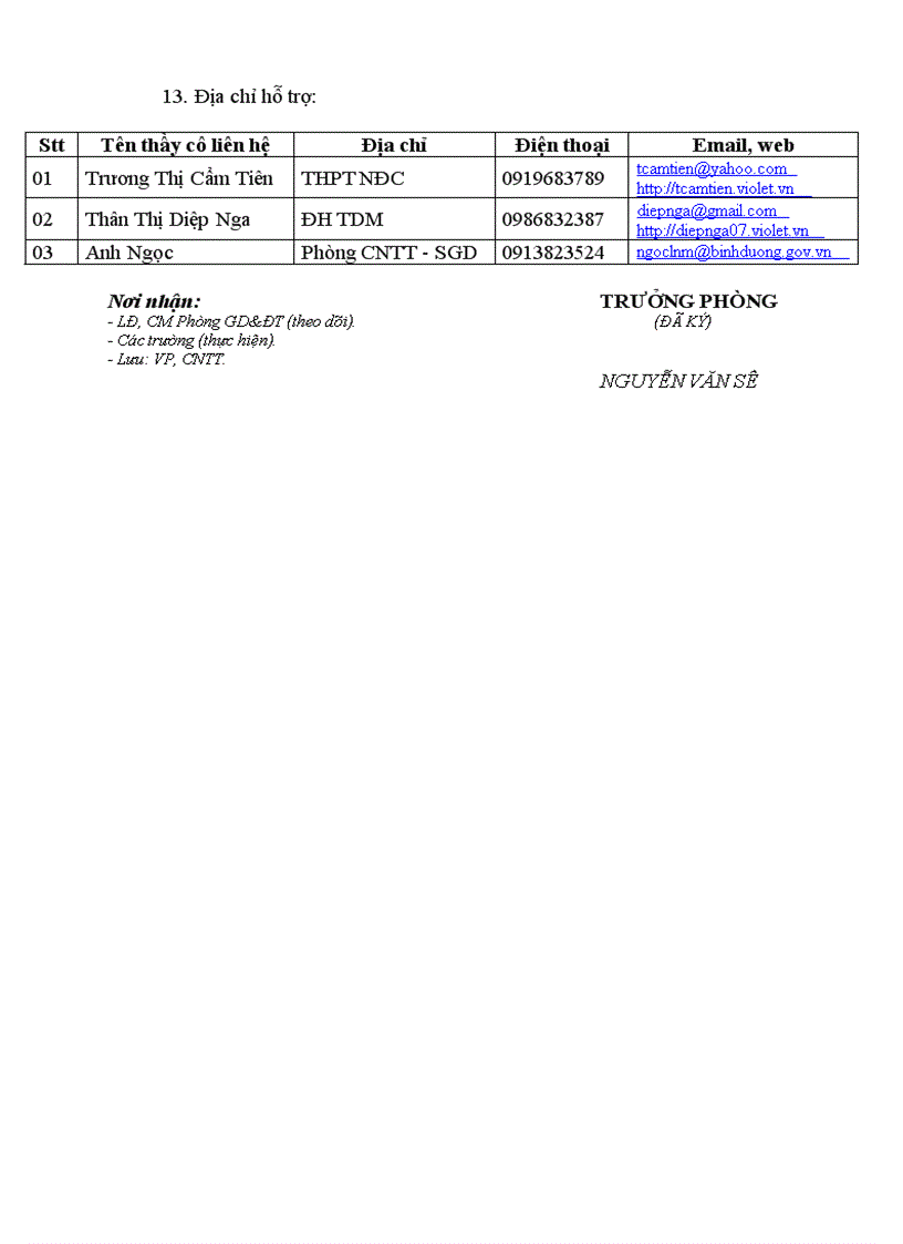 image for page Hoàn thiện web violet trường học