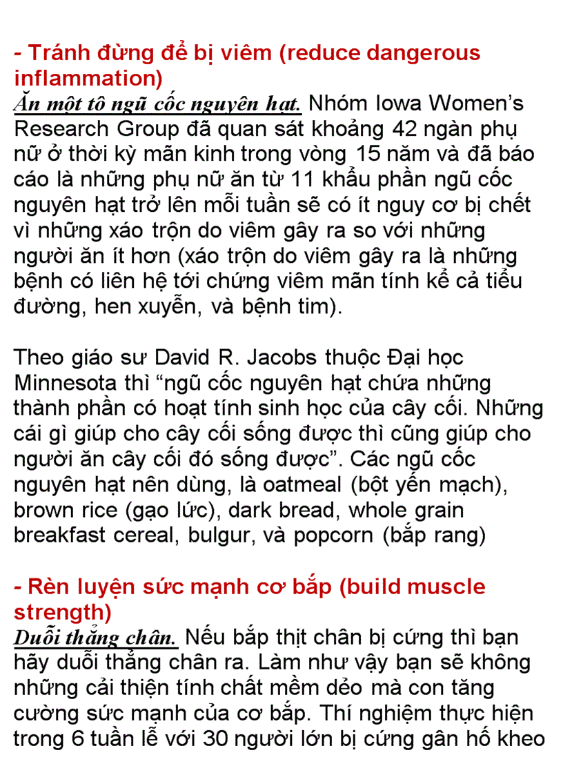 image for page Học bí quyết để có sức khỏe tốt